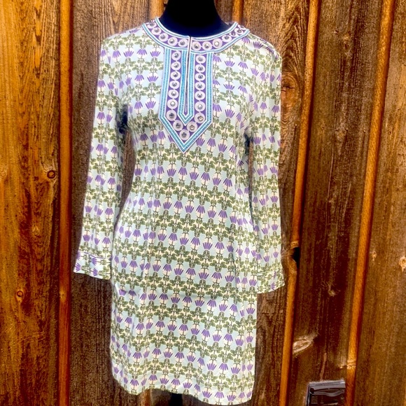Tory Burch Dresses & Skirts - Tory Burch Printed Silk Mini Dress size small
